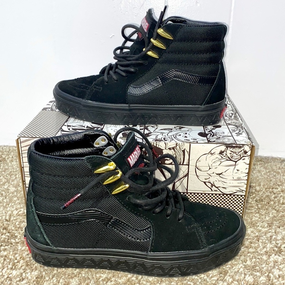 VANS ❀ black panther sk8-hi